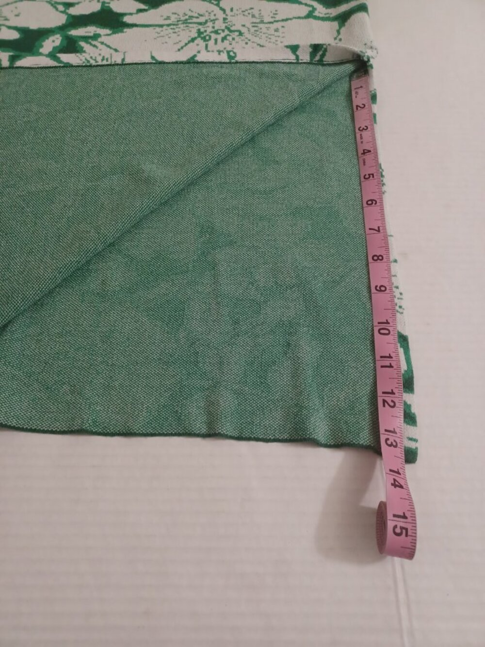 ELOQUII INTARSIA FLORAL ONE SHOULDER SWEATER DRESS GREEN WHITE PLUS SIZE 18/20 - Picture 15 of 15